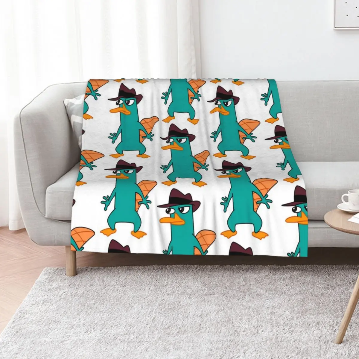 

perry the platypus (7) Throw Blanket Heavy Travel Bed Fashionable Giant Sofa Blankets
