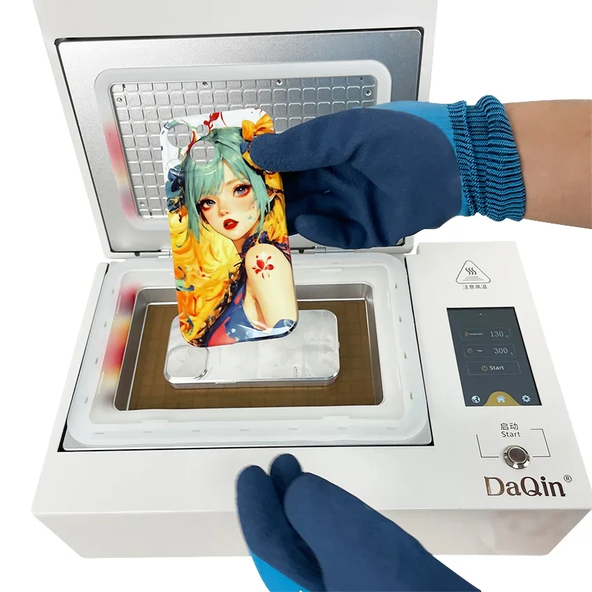 

DIY Phone Case 3D Sublimation Printer DAQIN Heat Transfer Printing Machine for Small Business New Condition Also for Mug 1 Set