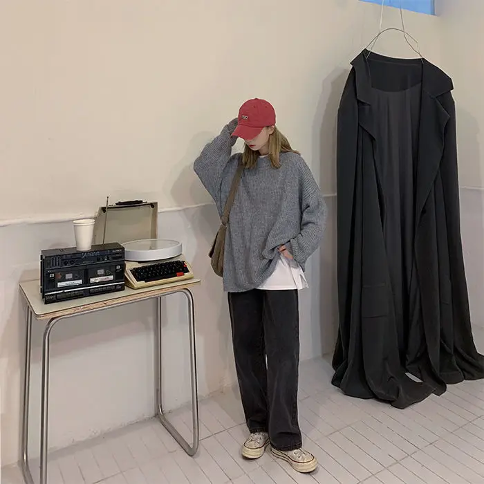 

Женские джинсы-палаццо, модный тренд, популярные женские джинсы, серия Hot Sense, однотонные, универсальные, длинные, классические, необходимые, новинка