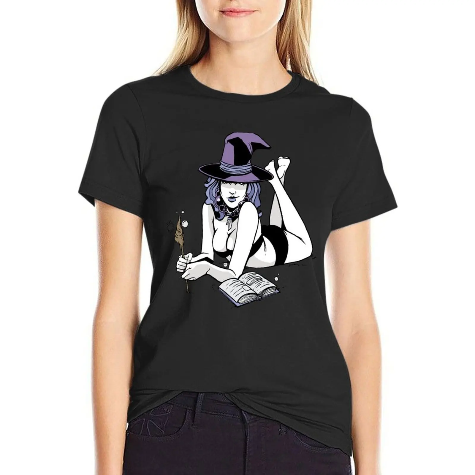 Sexy witch. T-shirt shirts graphic tees tops cute tops cotton t shirts Women