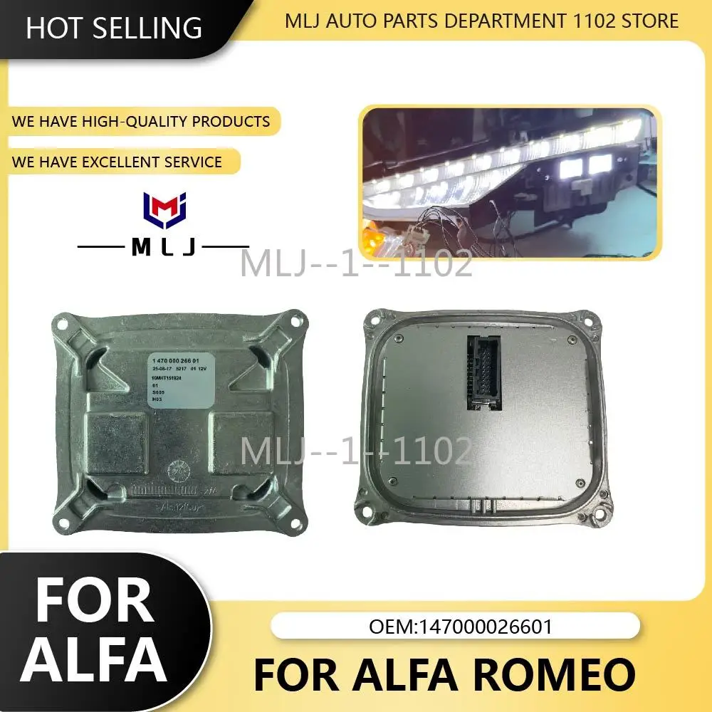

147000026601 Модуль управления фарами (балласт) для Alfa Romeo Giulia 2017-2019, 10EEG151924, автомобильные аксессуары
