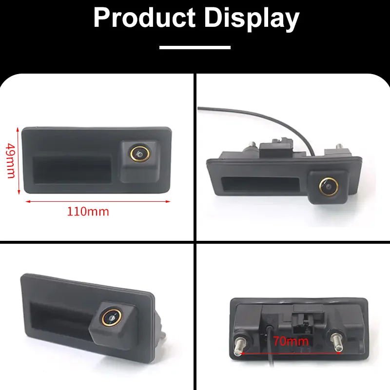 170° 1080P AHD Vehicle Rear View Camera for Trunk Reversing Camera Special Car Rear View Monitoring For VW Audi Classic Series view 5