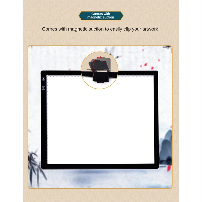 Светодиодная копировальная доска с питанием от батареи A3 и подставкой, портативная светодиодная доска идеально подходит для копирования, каллиграфии