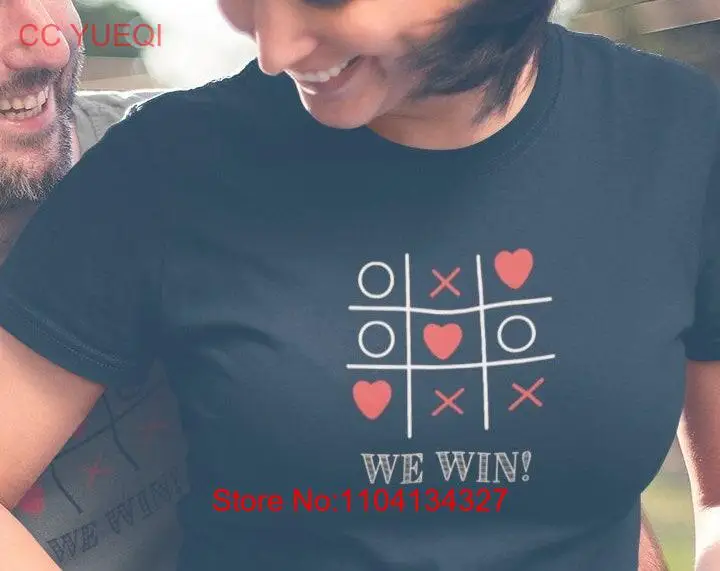 

T shirt We win Love Trending Honeymoon design thinking of couple fashion lovers women cute positive slogan wedding or