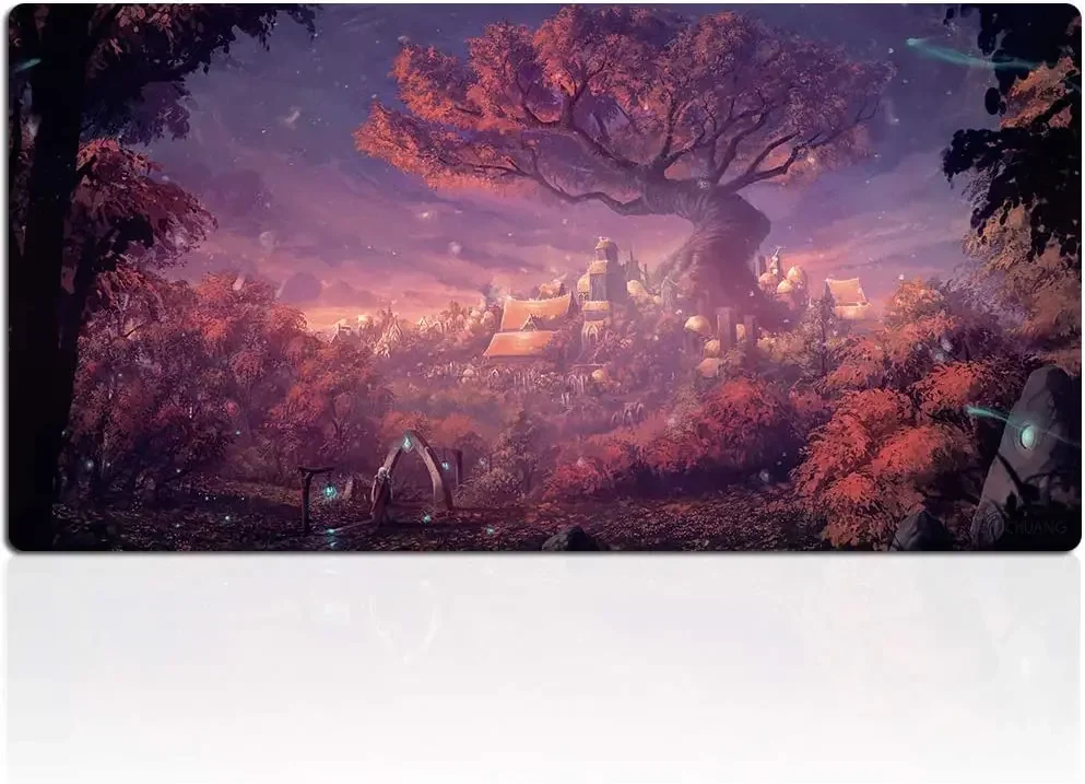 

Large Gaming Mouse Pad 35.4 x 15.7 Inch Non-Slip Rubber Base Stitching Edge Desk Pad for Gaming or Office Work 90x40