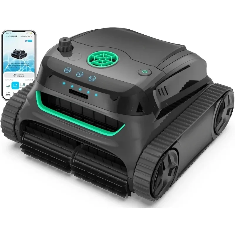 Cordless Pool Vacuum, Robotic Cleaner  Pools, Intelligent Navigation,  Robot Pool Cleaner Cleaning Appliances