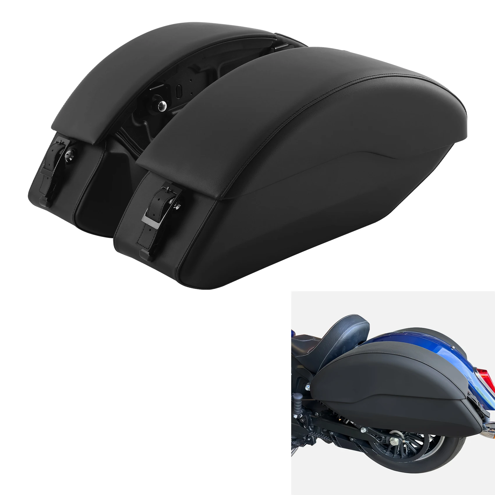 Quick Release Saddlebags Fit For Indian Scout 2015-2024 Replace For 2889282-VBA