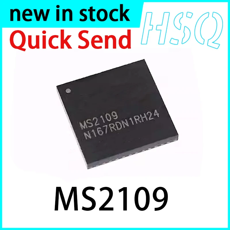 1PCS MS2109 SMT QFN48 HDMI To USB2.0 HD Acquisition Card Chip IC