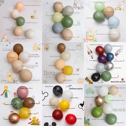 5/10/12/18in Doubled Stuffed Matte Balloons DIY Balloons Garland Arch Kit Baby Shower Birthday Party Wedding Gender Reveal Decor