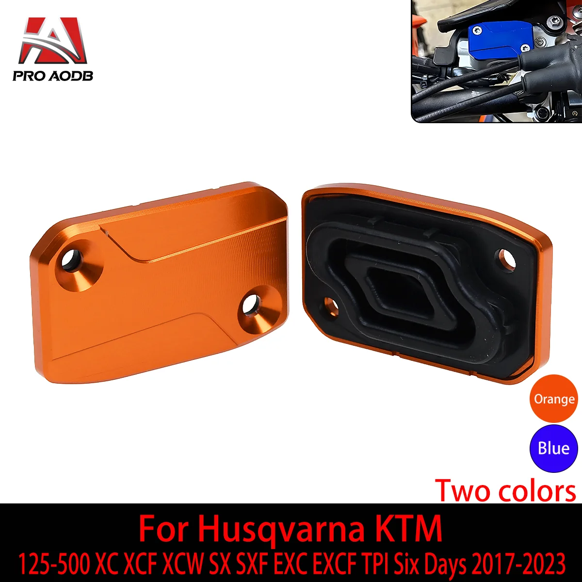 

Motocross CNC Front Brake Clutch Reservoir Cap Cover For KTM Husqvarna FC FR TE FE 250-450RALLY 2014-2021 Motorcycle Accessories