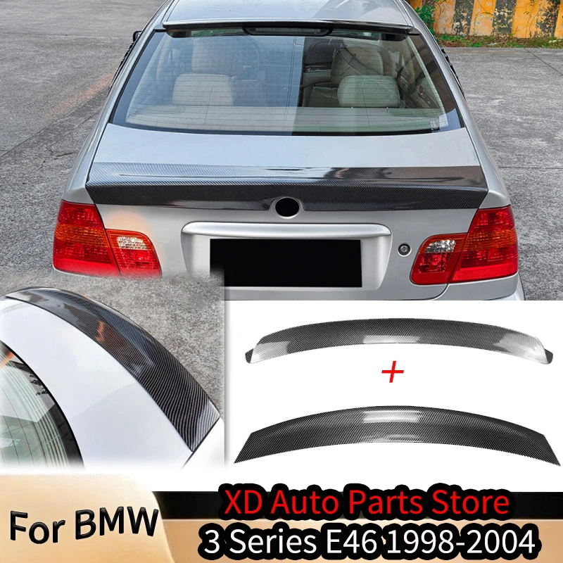 

Car Rear Roof Wing For BMW 3 Series E46 1998-2004 4 Doors For M3 CSL Style Splitter Spoiler Top/Tail Wing Body Kit Tuning