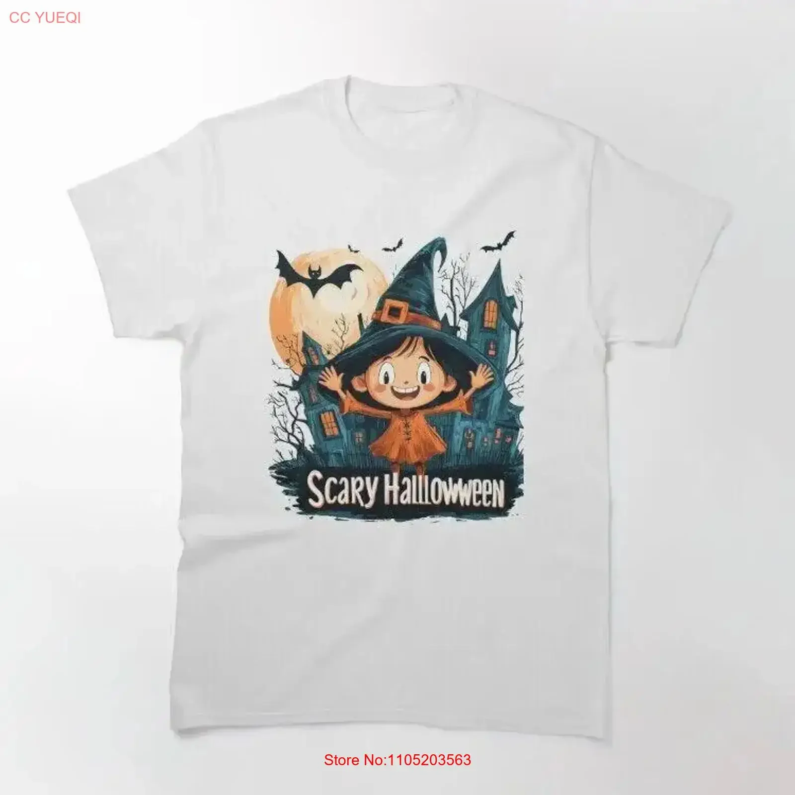 تي شيرت كلاسيكي للفتيات الساحرات 03 للهالوين تي شيرت عتيق مغسول ملابس الشارع ناعمة غير رسمية أنيقة للارتداء اليومي للجنسين متعدد الاستخدامات