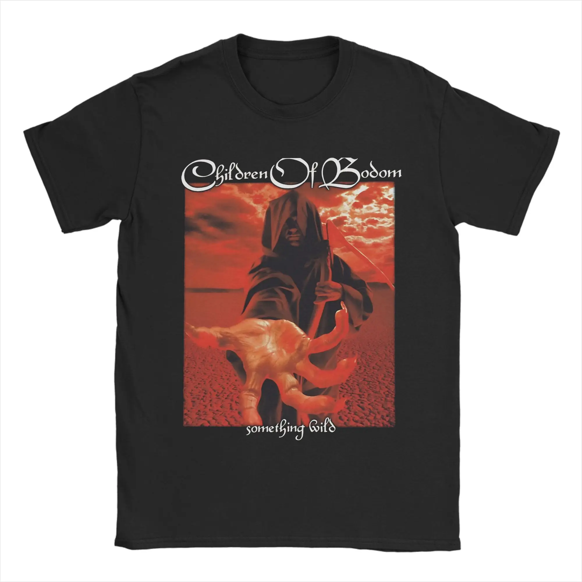 Funny Children Of Bodom T-Shirt for Men Crewneck 100% Cotton T Shirt  Short Sleeve Tee Shirt New Arrival Tops