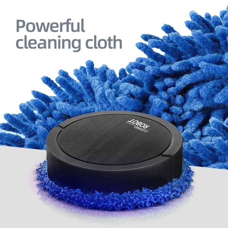 Hot Selling Volautomatische Smart Robot Cleaner Nat Droog Dweilen USB Power voor Home Hotel Vegen Duurzaam Plastic
