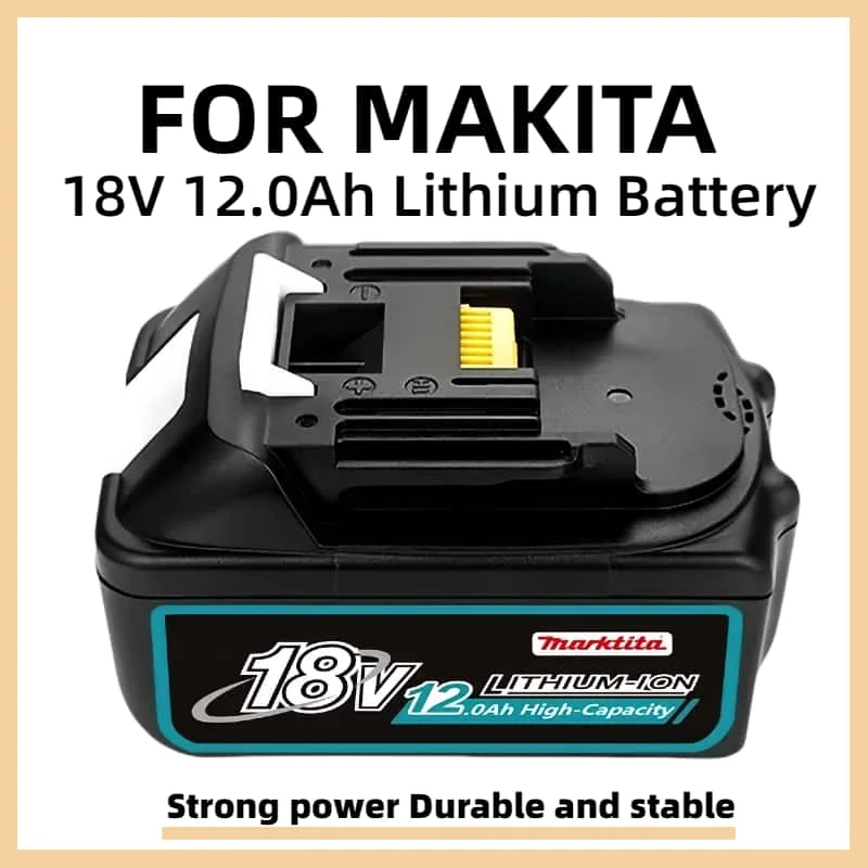 

NEW Original 18V Rechargeable Battery For Makita DDF487 DTD173 DTW700 DGA404 DGA404 Replaceable LED Lithium-ion 12Ah 18Vbattery