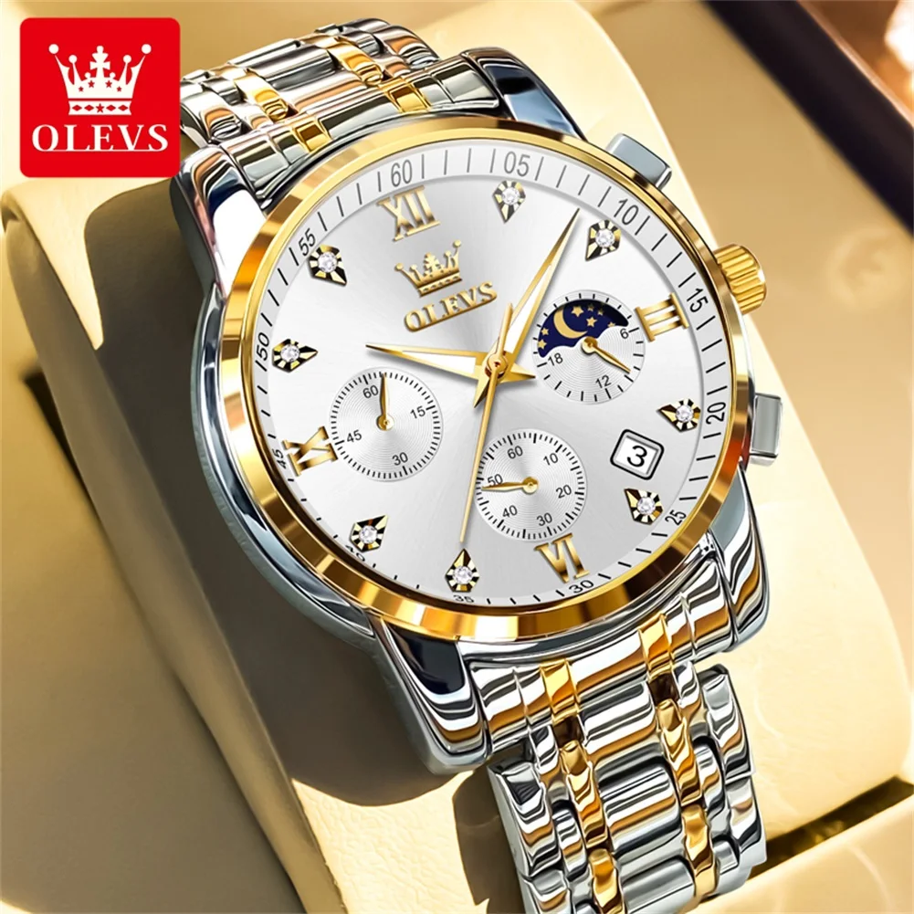 Men's Classic Three Eye Chronograph Watch