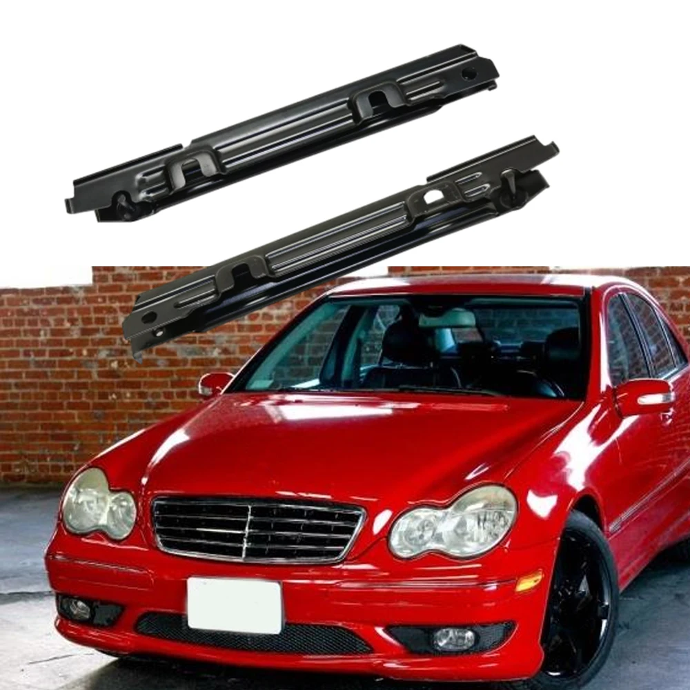 Pair Front Left Right Bumper Cover Support Bracket Holder Guide for Mercedes-Benz C230 C350 CLK320 CLK430 CLK63 AMG 2038801114