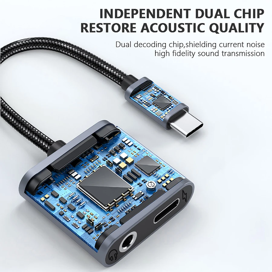 Pd 60w Usb C To 3 5 MM Jack Adapter Headphones Type C To Jack 3 5mm For Samsung Galaxy S24 Tab S9 Iphone 15 Pro Google Pixel 8 7