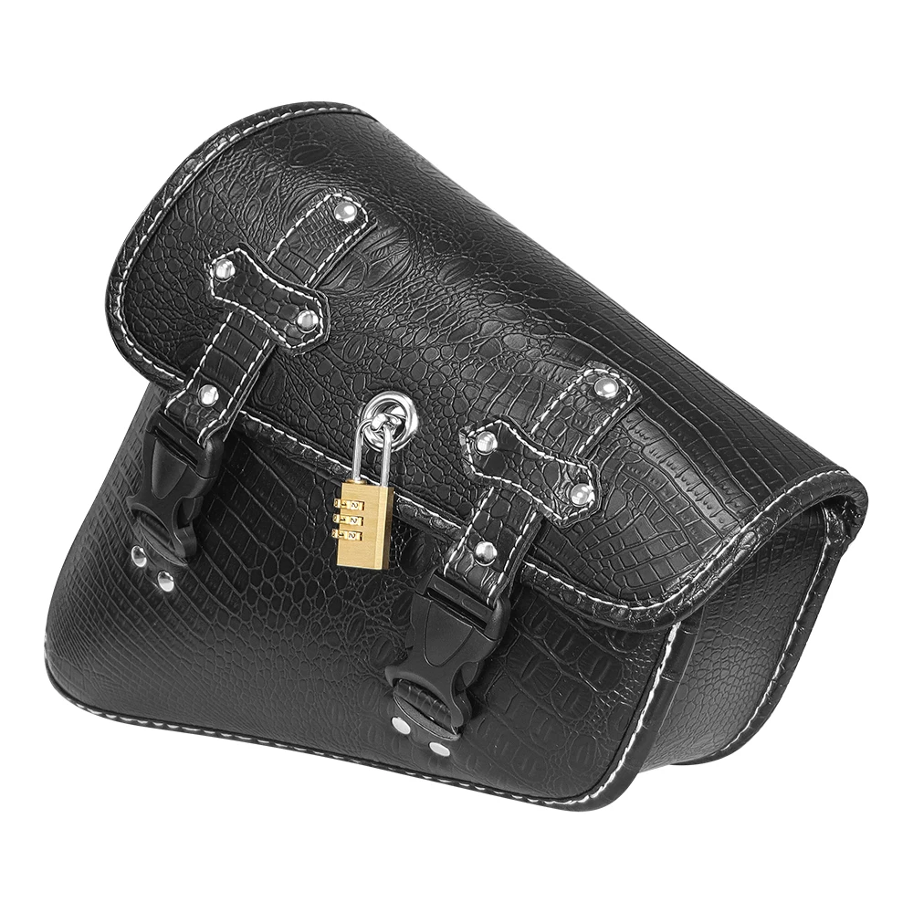 Universal Cruiser Prince Motorcycle For Harley Honda Lron 883 1200 48 Street Bob Low Rider S Fat Bob Side Bag Saddle Bag view 3
