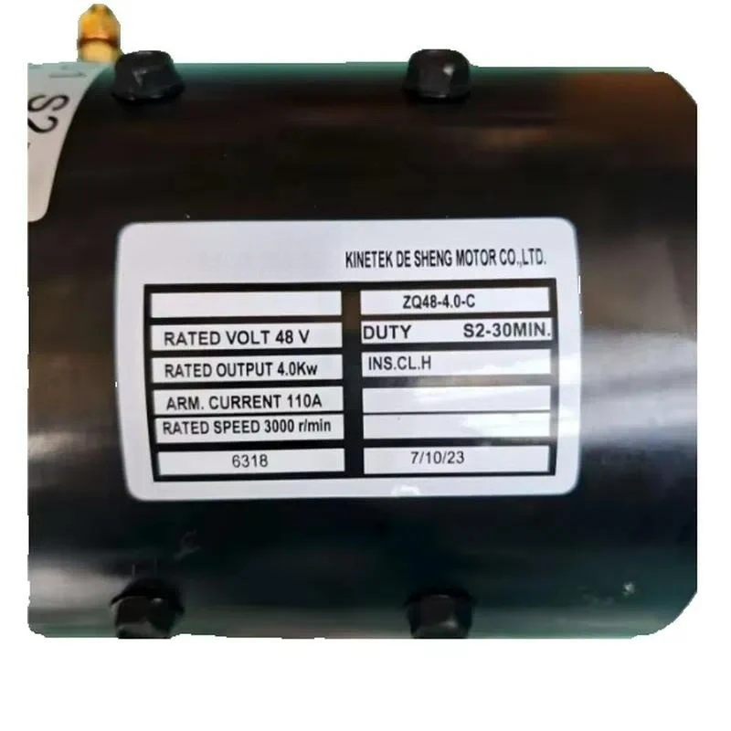 K D S Zq48-4.0-c Electric 48v 4kw DC Motor Work Wtih 1205m-5603 DC Series Controller Golf Cart Motor