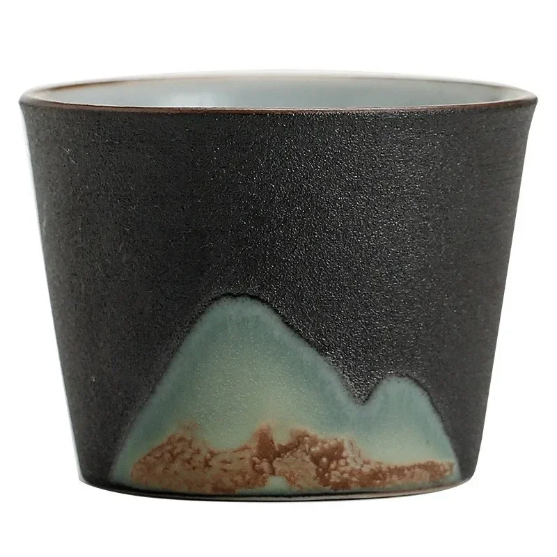 1pcs Japanese Style Ceramic Cup Porcelain Personal Single Pottery Tea Coffee Cups Drinkware Wine Mug Water Mugs Wholesale