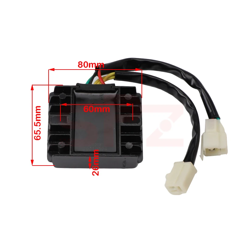 6 Wires Voltage Regulator Rectifier for GY6 50 150cc 152QMI 157QMJ Scooter  Chinese Moped SUNL JCL Dirt Bike CH125