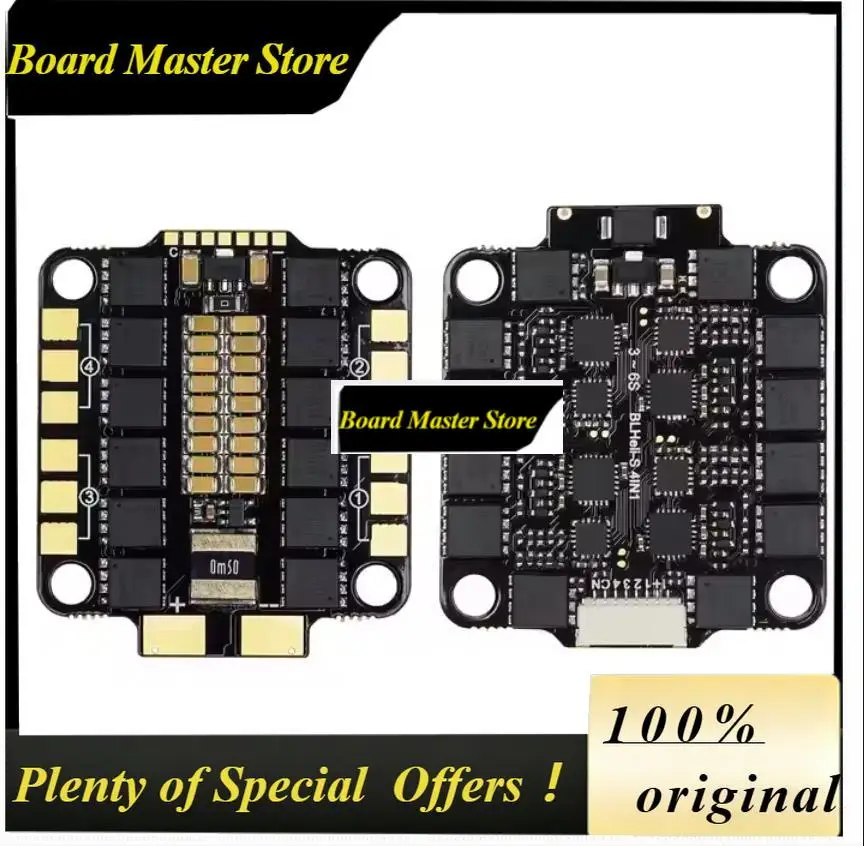 BoMaSF405 V3 Flight Controller BLS 4-in-1 50A ESC 2-6S Lipo 30.5x30.5mm Stack/Flytower For Remote Control FPV Racing Drone Quadc