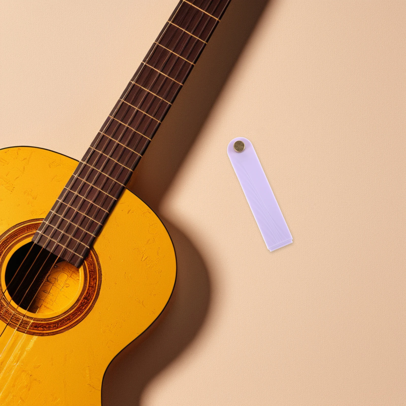 

Guitar Mute Acoustic Silencer Pad String Instruments Noise Reducer Dampener Musical Accessories Practice Tool Stylish Pink