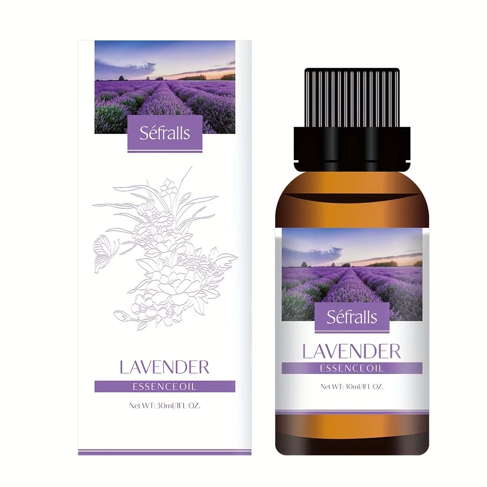 Séfralls Lavender Essential Oil 30ml for Diffuser Hair Body Face Perfume Candle Making Lavender Essential Oil