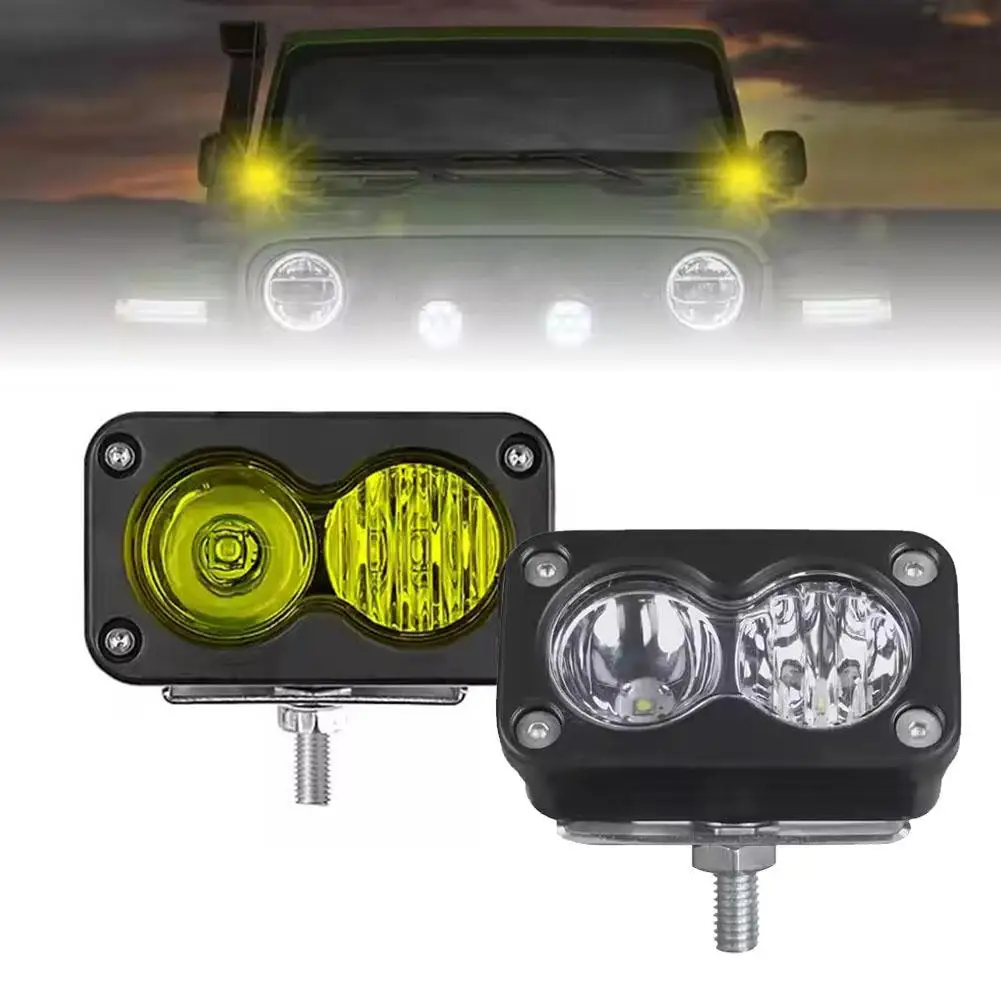 3 Inch Car Spotlight 20W High-power LED Pod Driving Work Light For Motorcycle Pickup Truck Offroad Roof Luggage Rack Lamp N O1W3