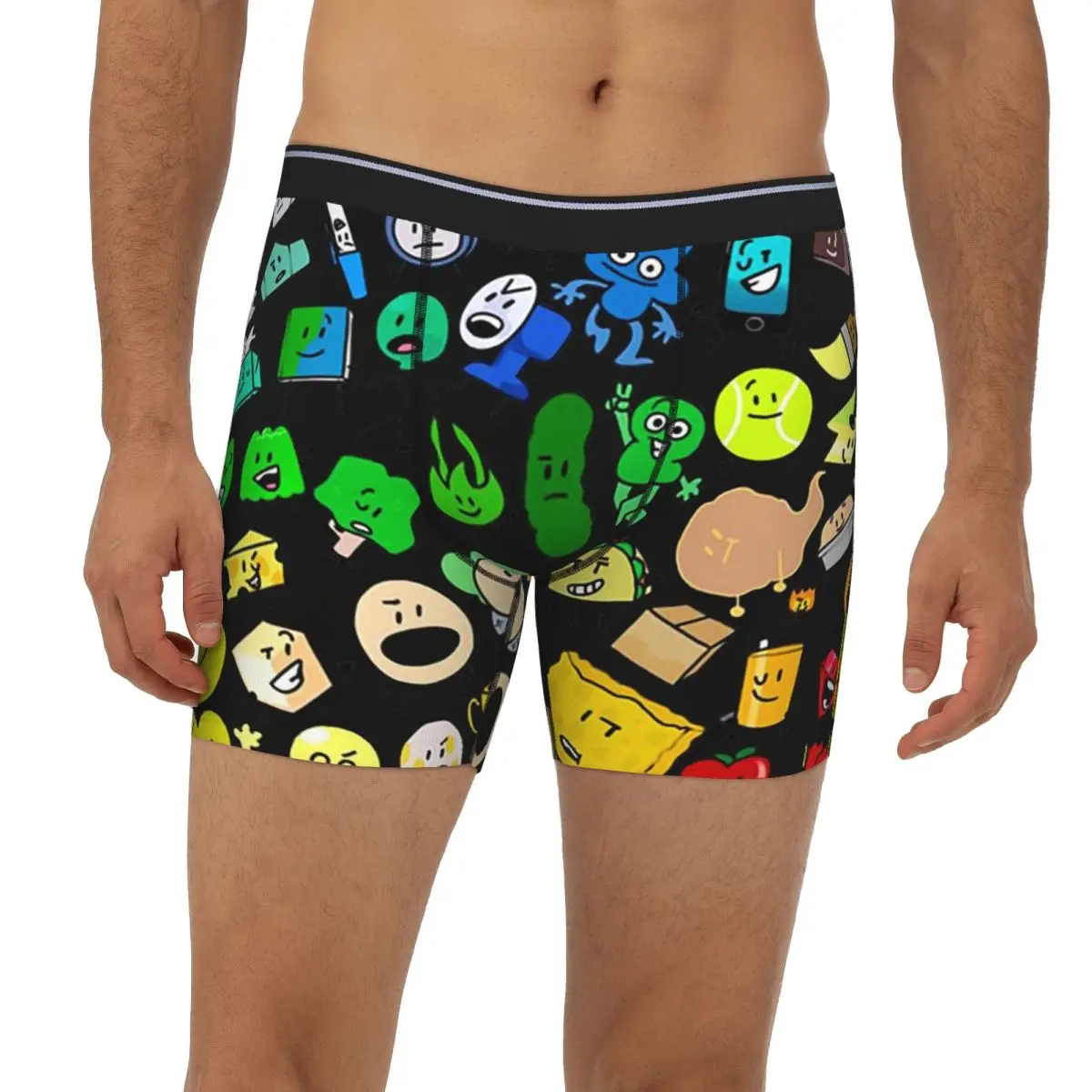 

Классические BFDI Inanimate Insanity Все персонажи (прозрачные) Длинные трусы-боксеры Короткие мужские трусы Нижнее белье Подарки бойфренду