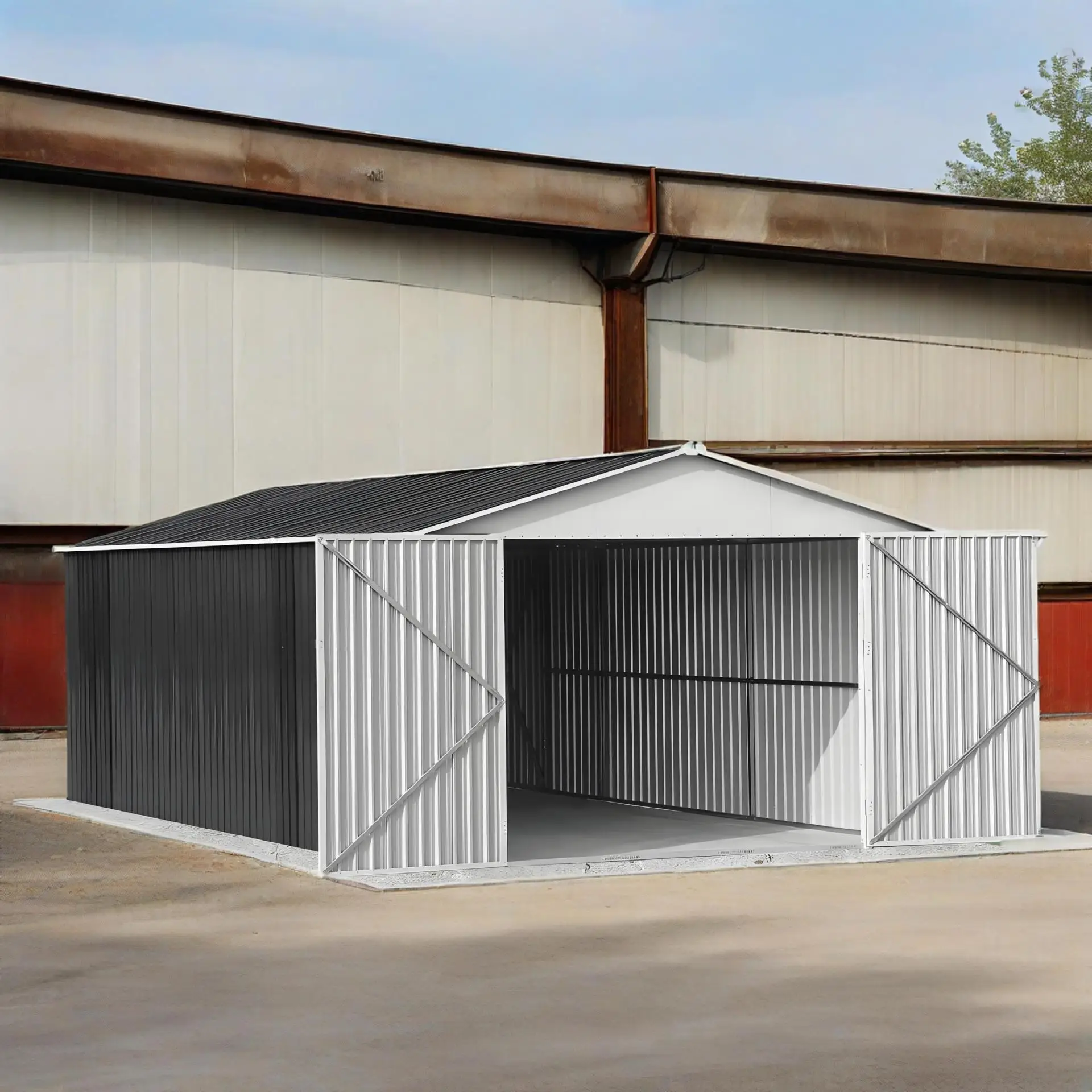 Super large outdoor mobile tool room temporary assembly warehouse mobile storage room garage