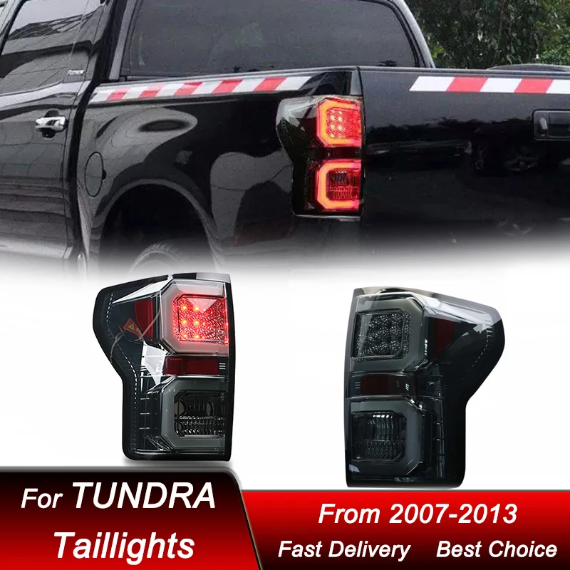 

Hot Car Tail Lights For Toyota TUNDRA 07-13 DOT new style full LED Tail Lamp Dynamic Turn Signal Light Tail Lamp Assembly