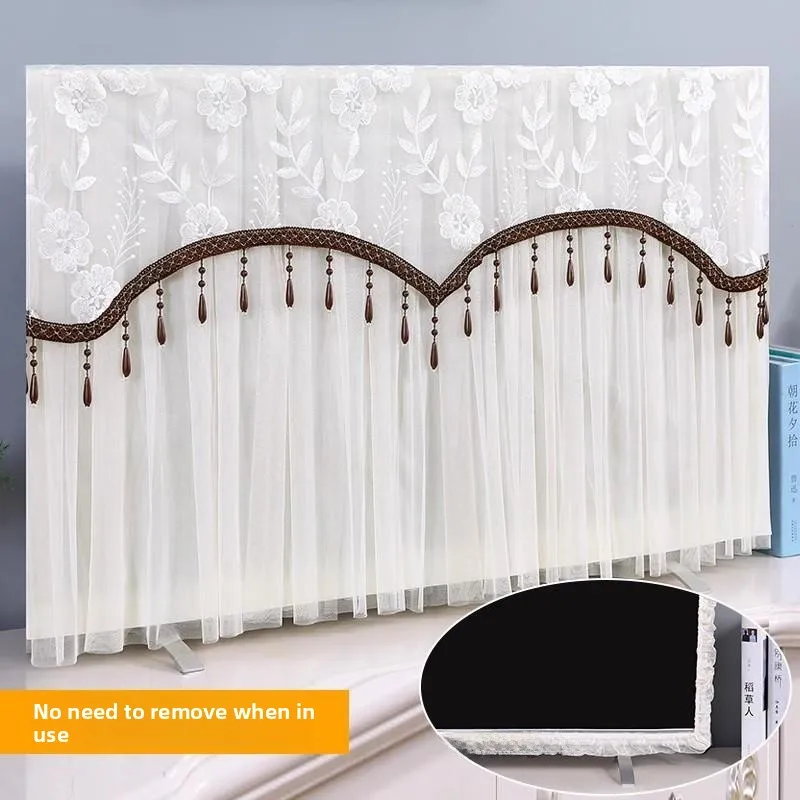 Lace Tv Cover Dustp…