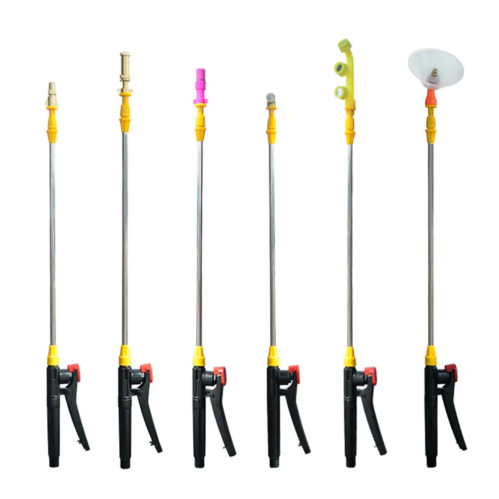 Retractable Sprayer Rod Sprayer Pole Adjustable Multipurpose Universal High Pressure Nozzle Spraying Extension Rod for Shrubs