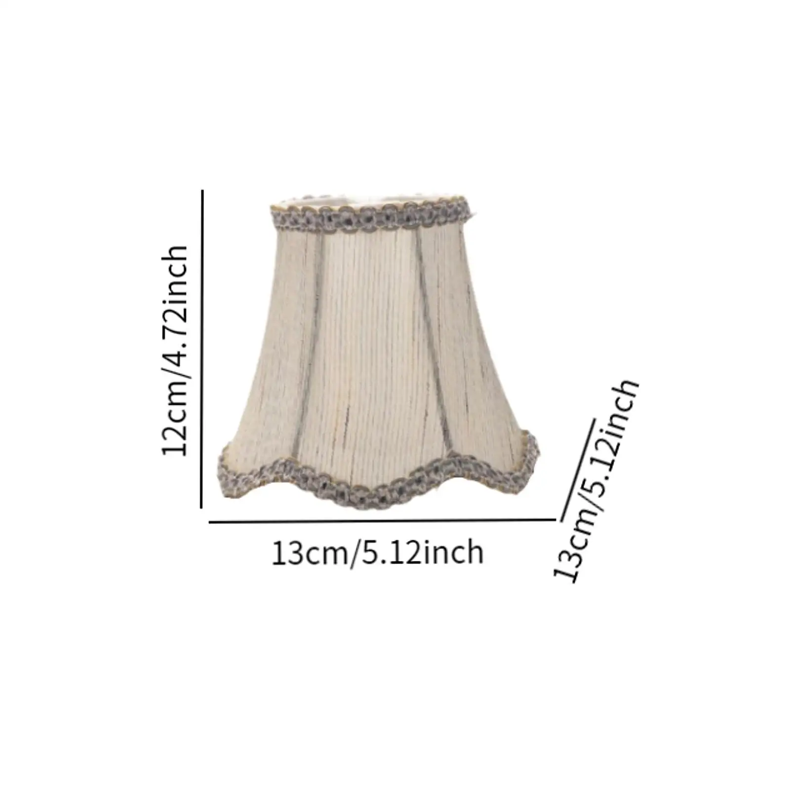 Fabric Chandelier Lampshade Replacement Clip on Accessory Decorative Droplight Cover