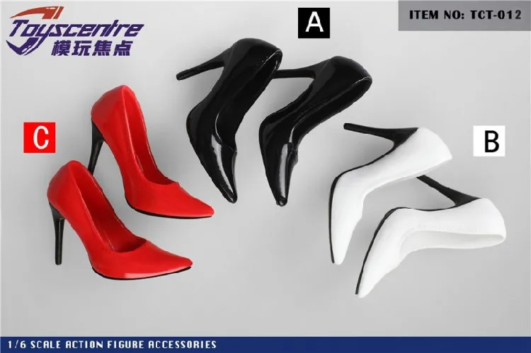 1/6 Scale TCT-012 TCT-013 Female Thin Cusp High-heels OL Bussiness Formal Pointed Shoes Fit 12'' Action Figure Body Dolls