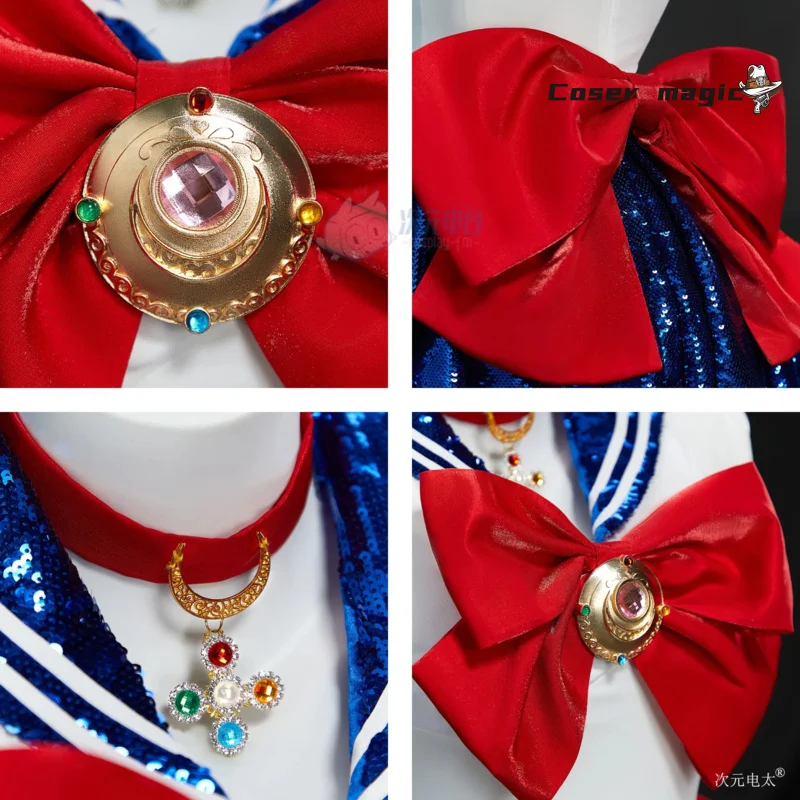 

Anime Sailor Moon Tsukino Usagi Cosplay Costume Uniform Halloween Carnival Party Christmas Play Role Clothes Clothing