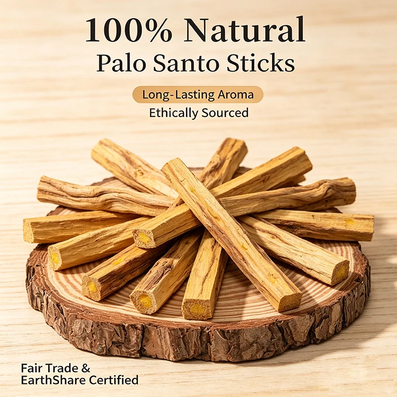 

20pcs natural Palo Santo Holy Wood For indoor aromatherapy Used in yoga meditation Purifying magnetic field Enhance good luck