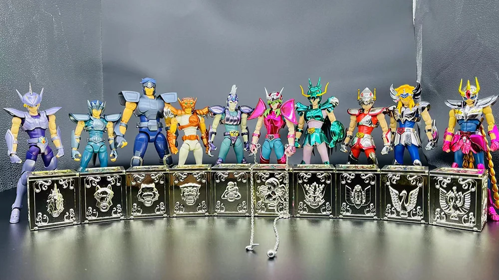 Saint Seiya Myth Cloth EX Bronze Pandora Box Pegasus Dragon Andromeda Cygnus Phoenix Unicorn Bear Lionet Hydra Wolf 5-10pcs Box