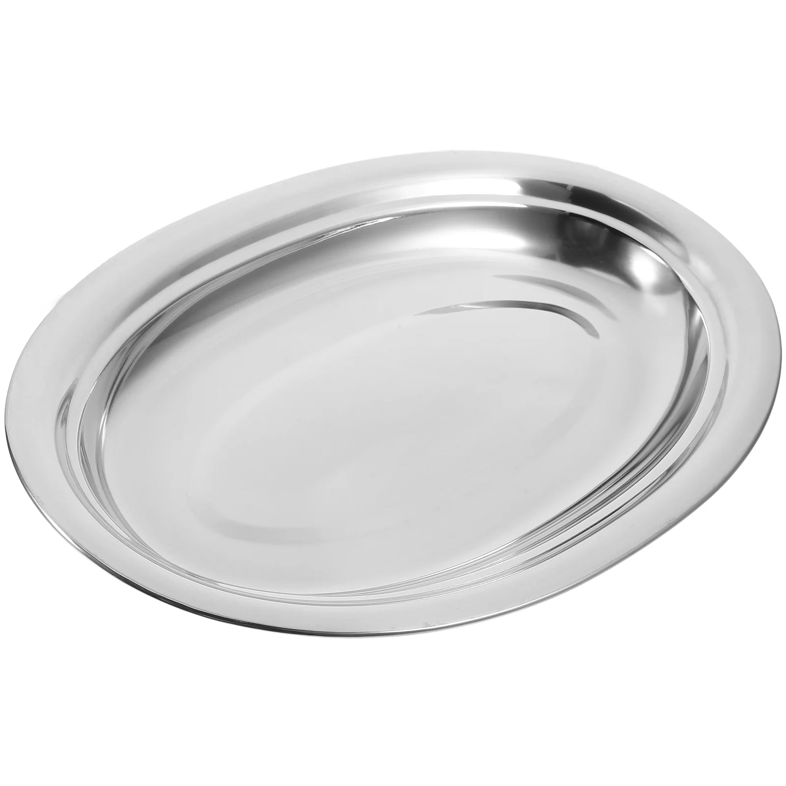 Stainless Steel Fish Steamer Plate High Grade Microwave Safe Unique Design Easy Clean Kitchen Snack Dish Pastry Serving