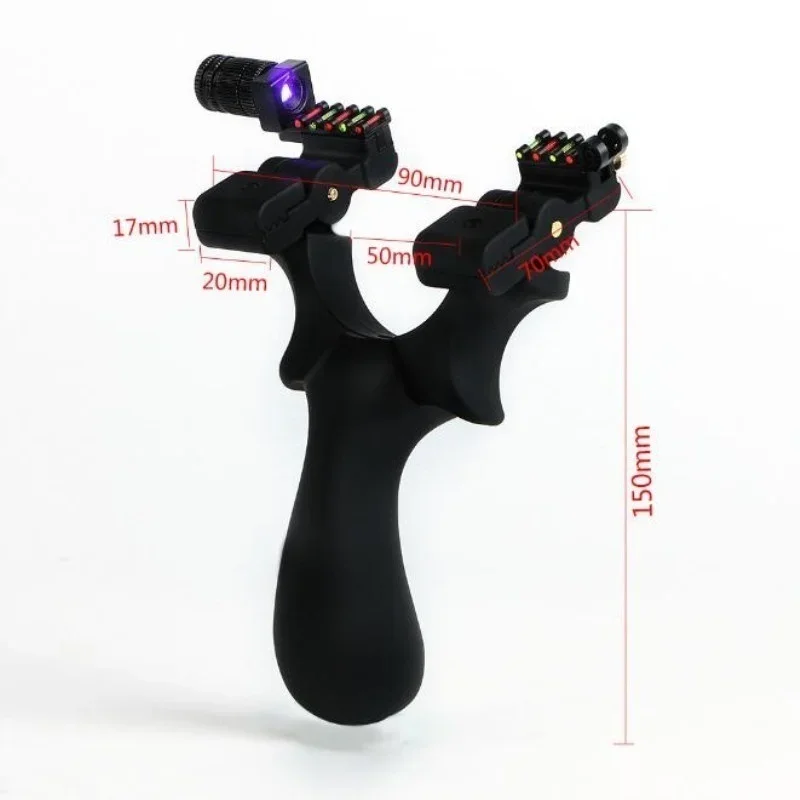 Multifunctional Optical Fiber Slingshot with Infrared Laser Slingshot Plastic Outdoor Shooting Competitive Slingshot view 6