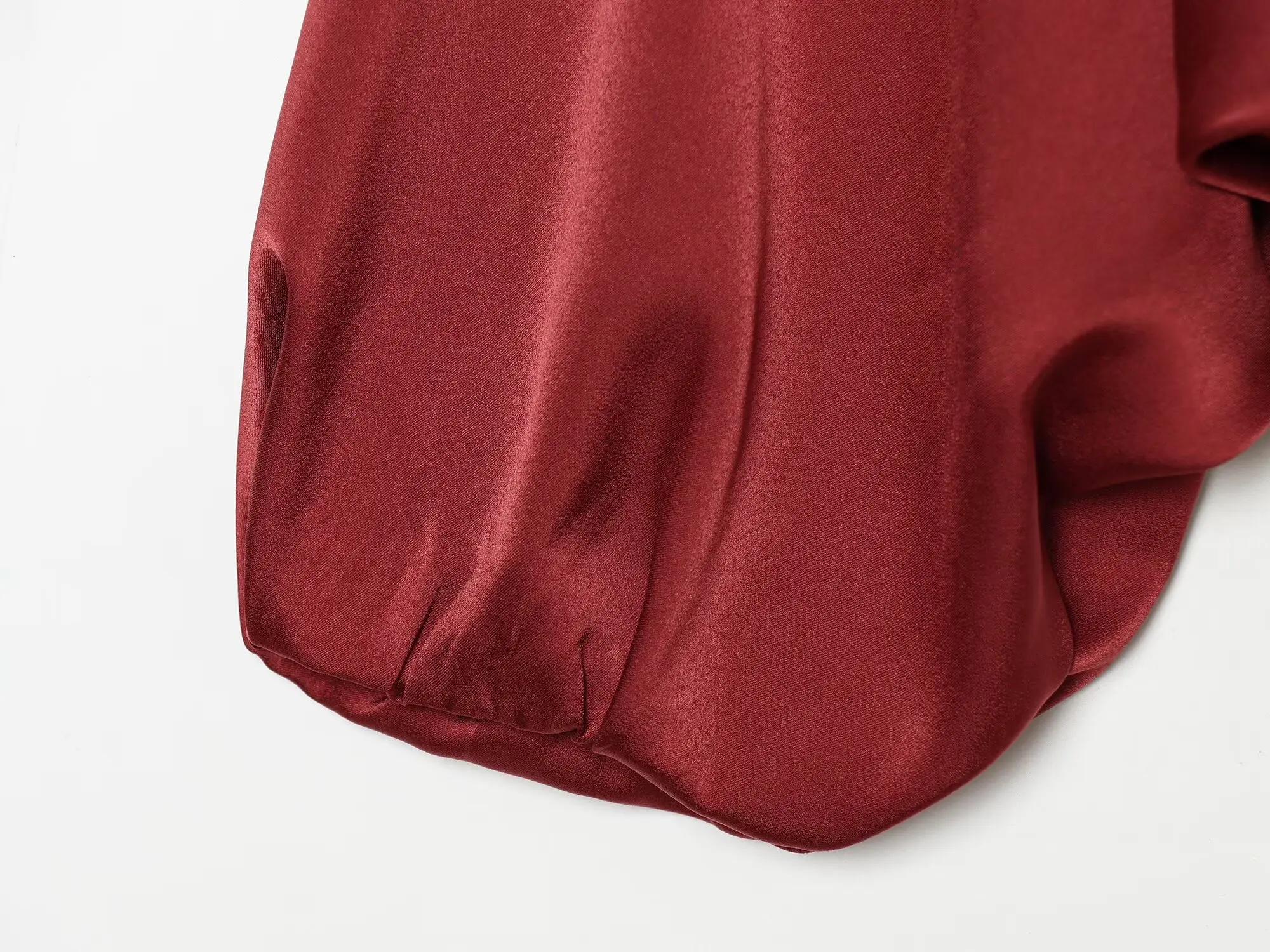 KONDALA Damen Casual Satin Bomberjacke Trendige High-Street Reißverschlussjacke Neu 2026 Frühherbst Elegante Schicke Puffärmel-Jacke – Detail 25