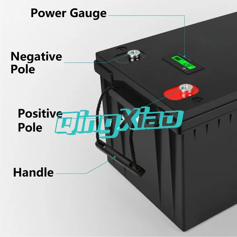 12V 100Ah Lifepo4 Battery Lithium Iron Phosphate Battery Pack For Rv Camper Solar Energy Storage Lead Acid Replacement