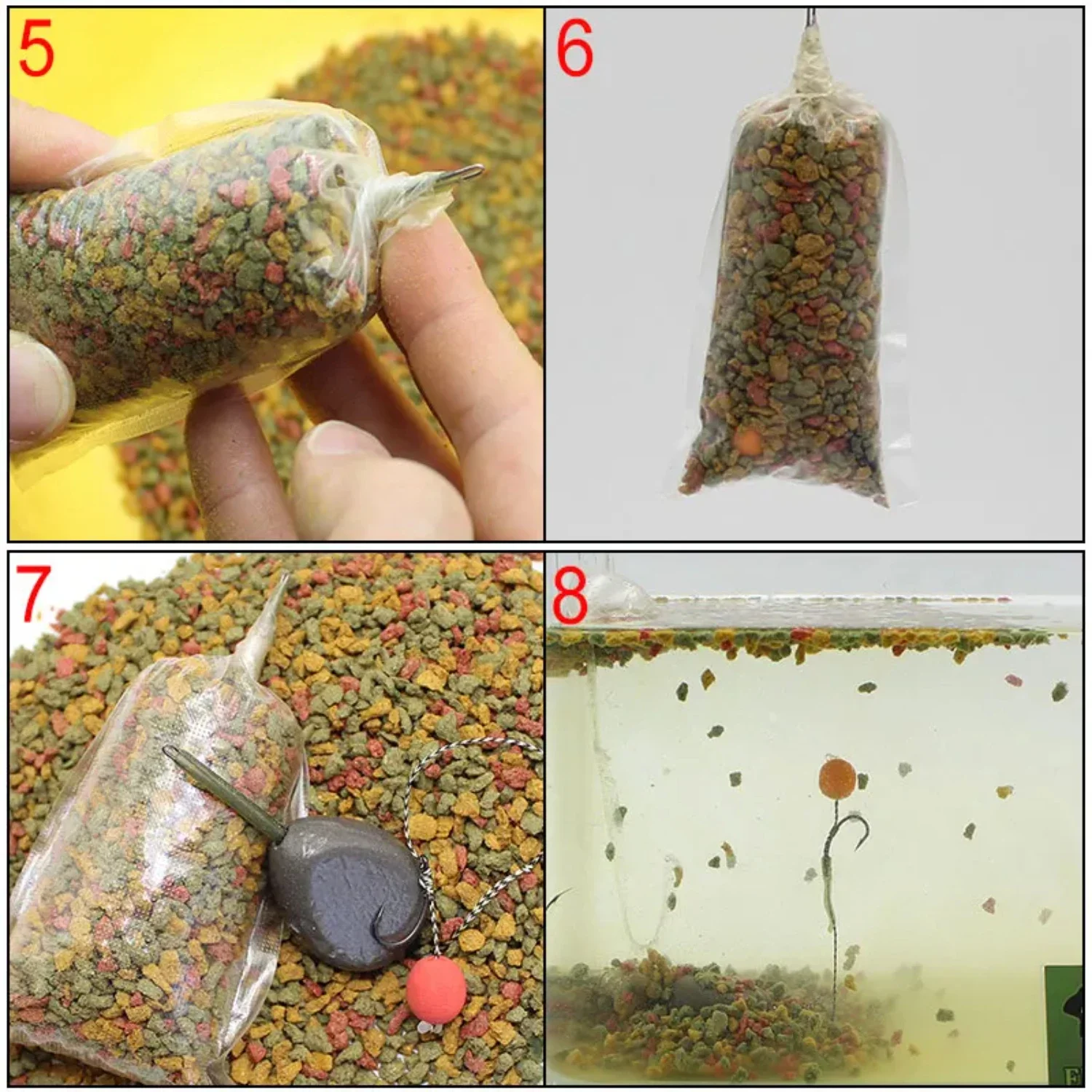 High-Quality, Durable 8PCS Carp Fishing Accessories - Long PVA Stems for Carp Coarse Method Feeder Fishing Tackle, Perfect Addit