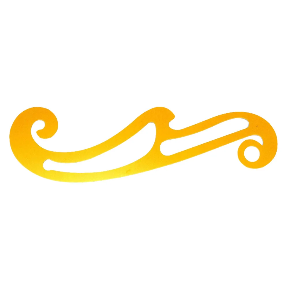 Penggaris Kurva Desain Plastik Multifungsi Alat Template Jahit Untuk Pembuatan Pola Pakaian, Pemotongan Kain, Pengukuran