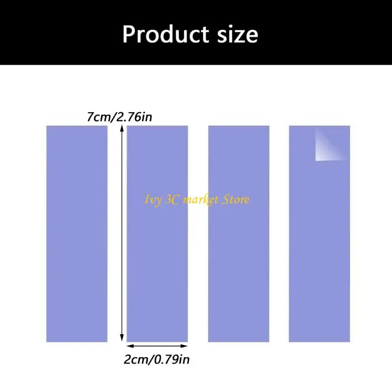 D7yc universalmente m.2 2280 ssds nvme almofada adesiva do dissipador calor fácil instalação almofada térmica silicone