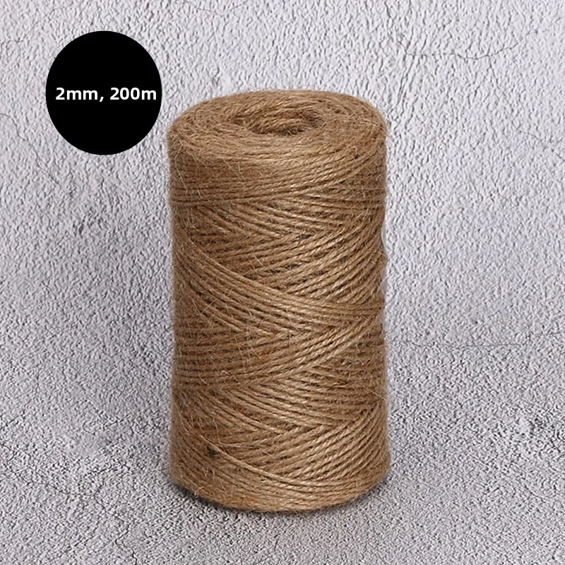 Handmade Cake Decoration Accories een Hemp Rope Baking Tool  Binding Ribbon Forest System DIY Crt Materials