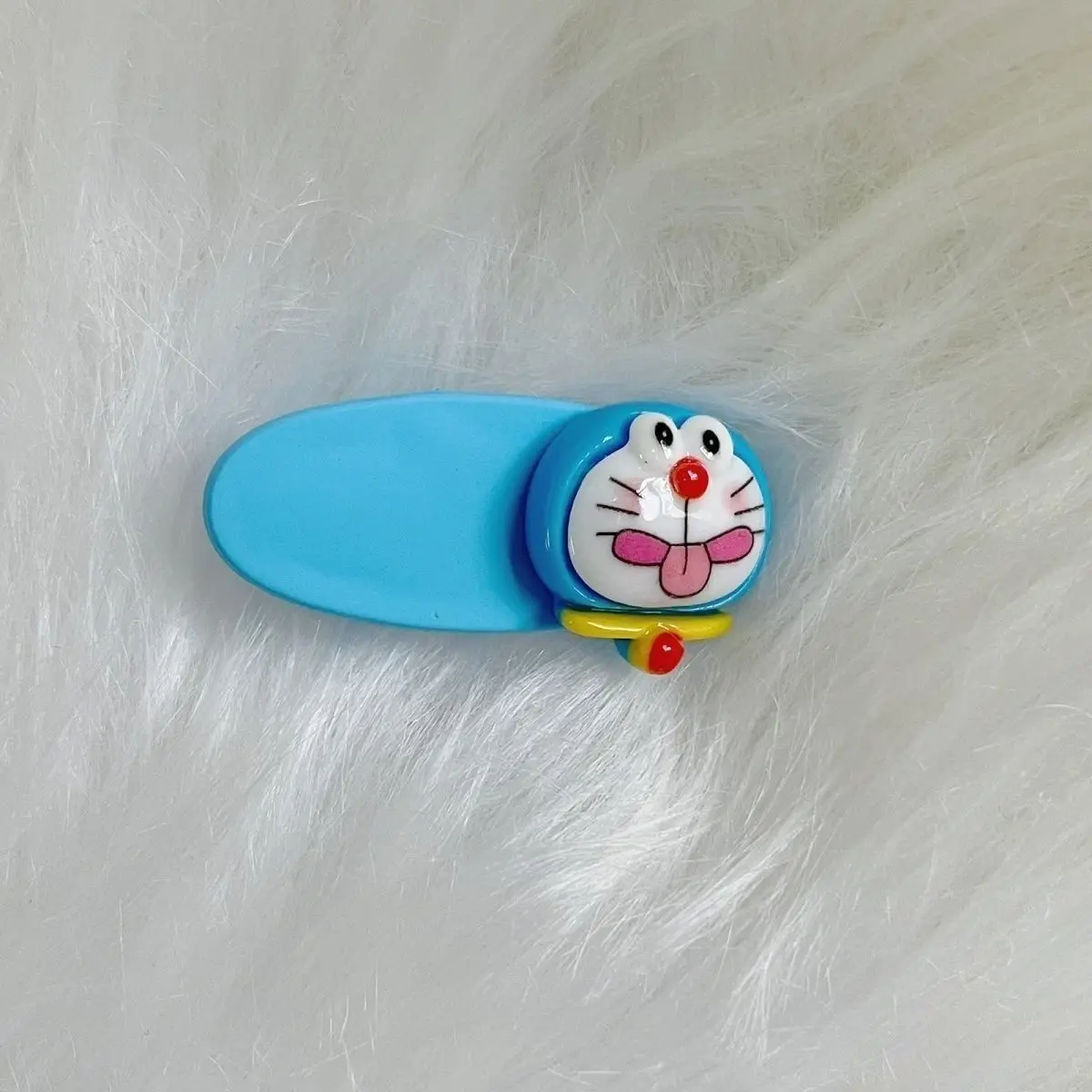 Cute Doraemon Expression Duckbill Hair Clips Ins Style Girly Side Hair Pins Anime Couple Daily Hair Accessories view 6