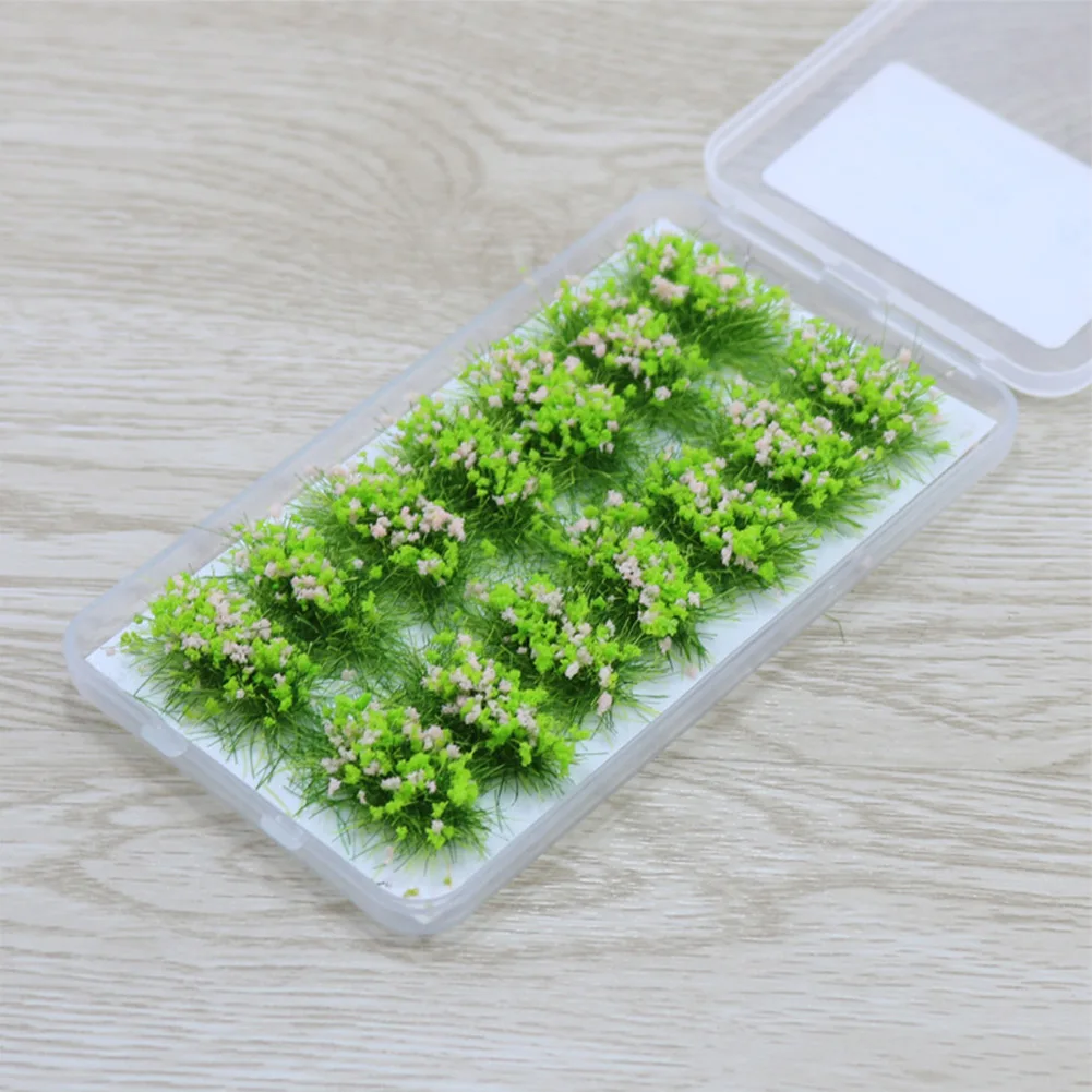 Add the finishing touches to your model railroad layout with these model grass and flowers 14Pcs for all scale models